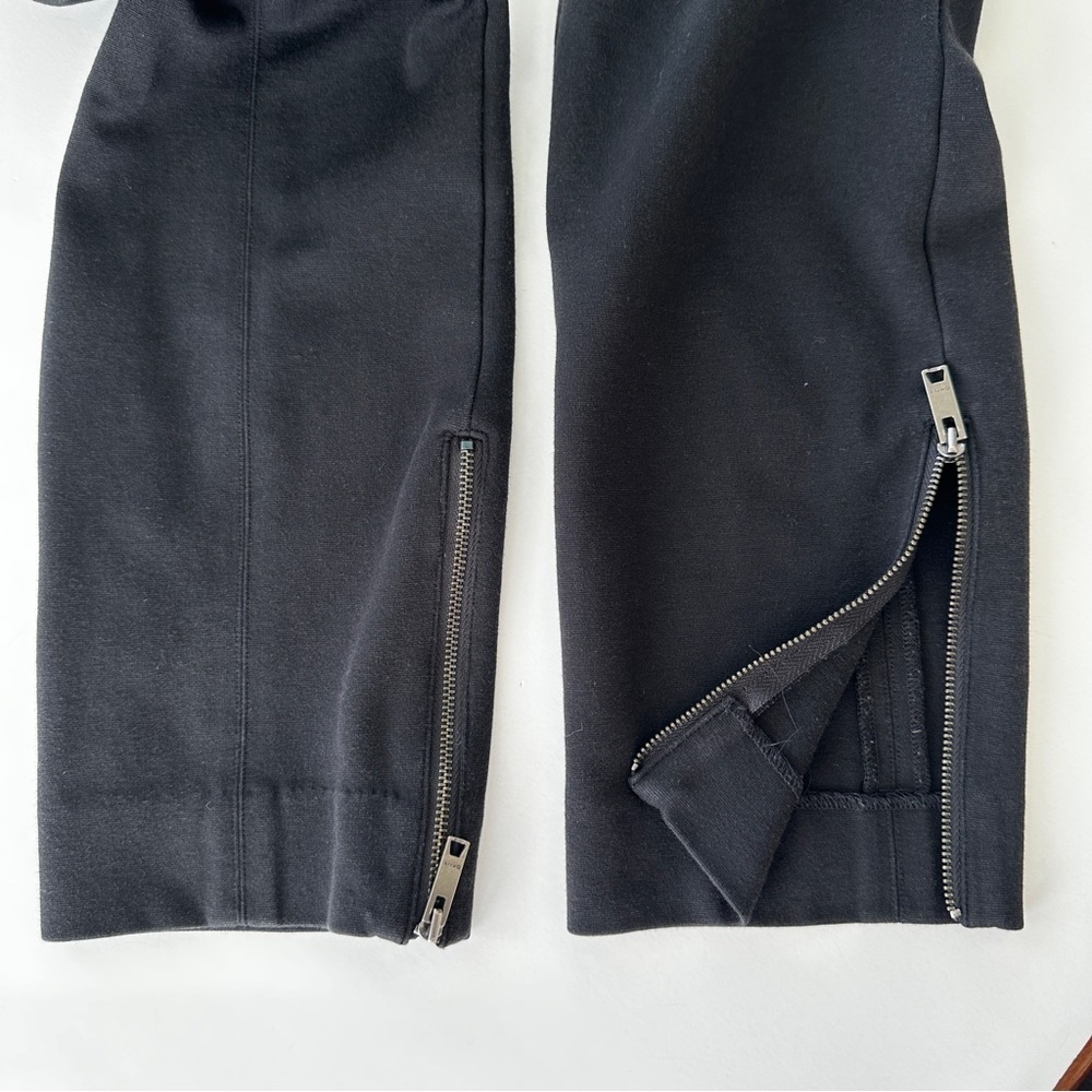 DKNY Black Ankle Pants, high waisted, skinny, stretch cotton blend - Picture 9 of 13